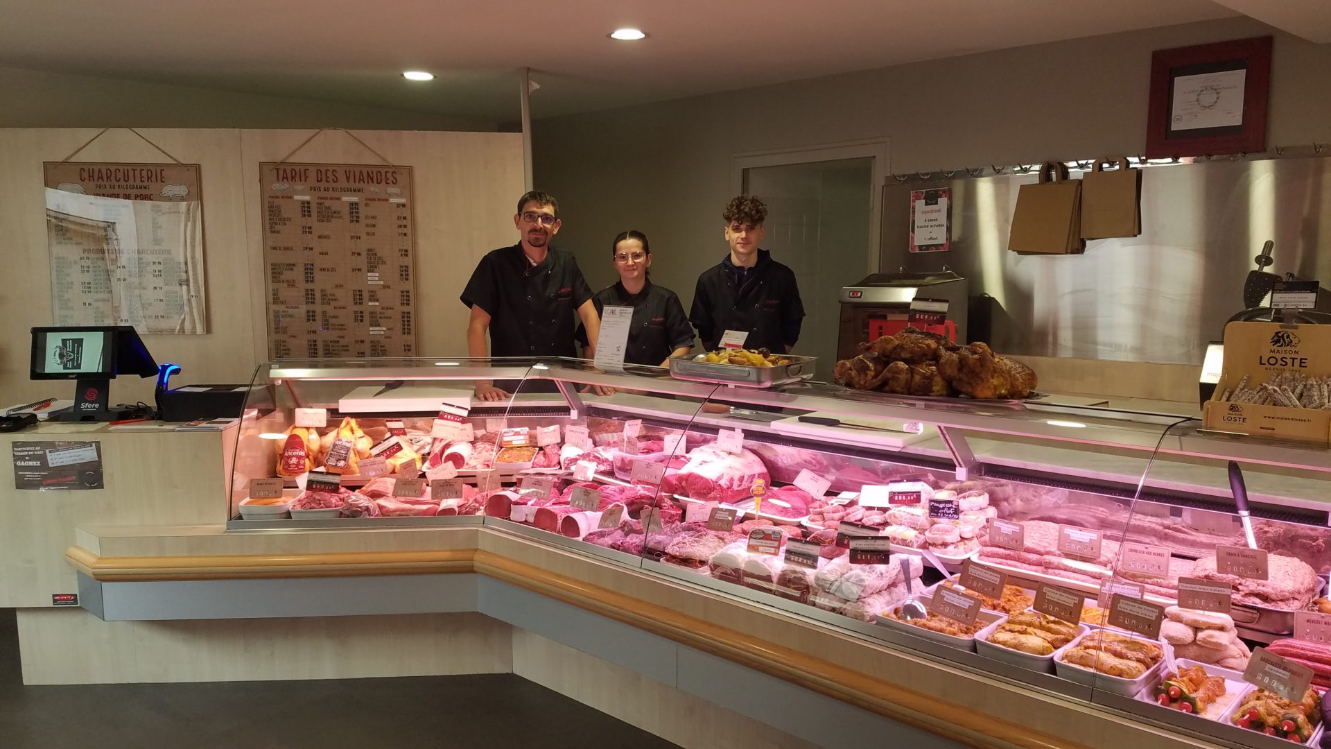 Création de la boucherie LS VIANDES à La Séguinière (49)